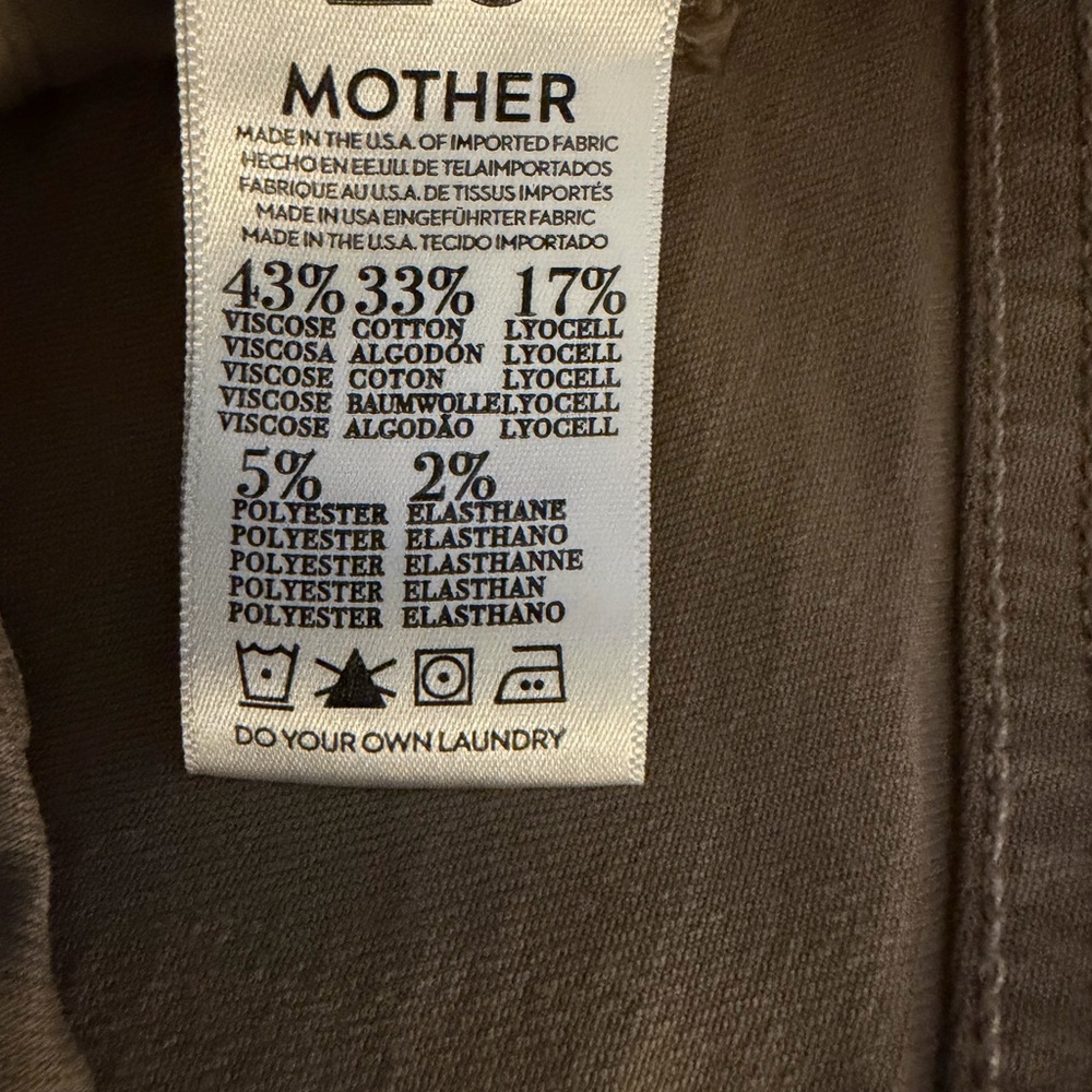 MOTHER High Rise Tan Jeans - Picture 5 of 8